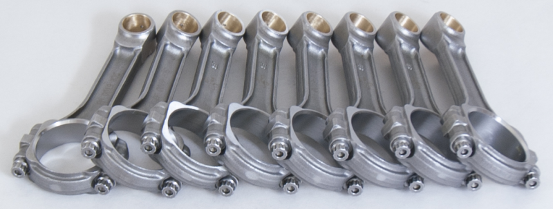 Eagle Chevrolet LS-Series I-Beam Connecting Rod 6.100in w/ 3/8in ARP 8740 (Set of 8) - SIR6100MLW