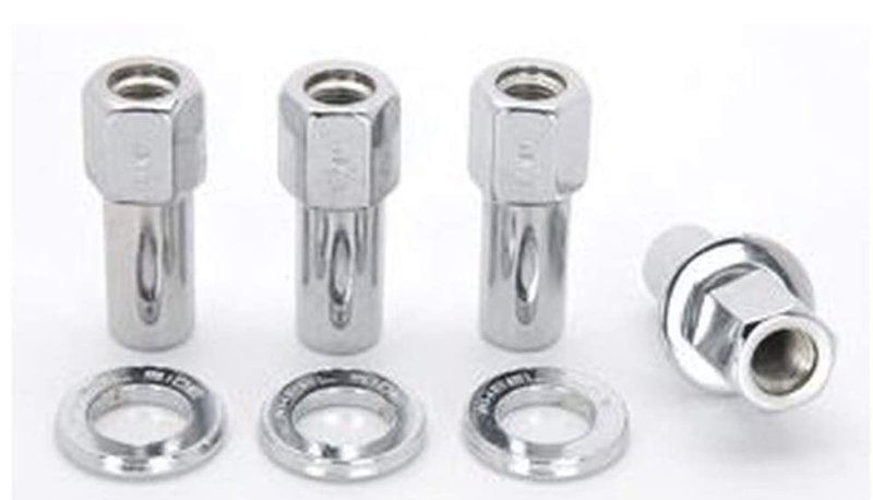 Weld Open End Lug Nuts w/ Centered Washers 1/2in. RH - 4pk. - 601-1426
