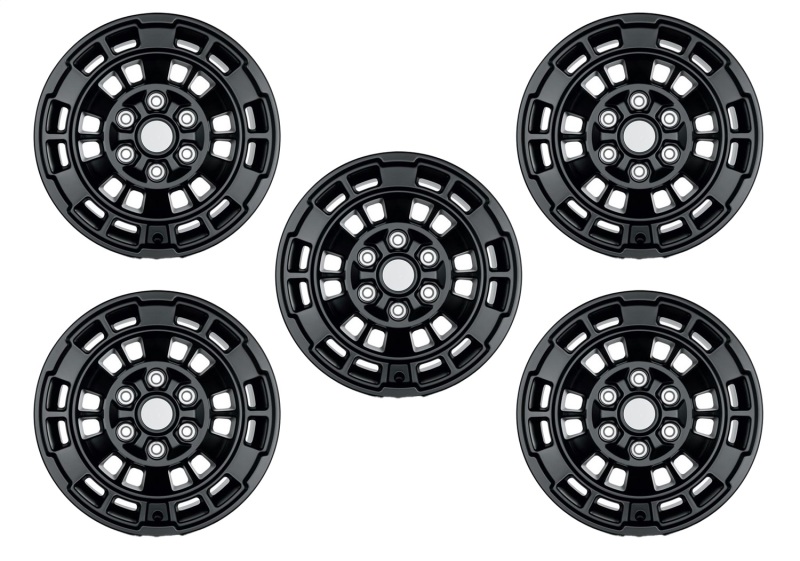 Ford Racing 21-24 Bronco 17in x 8.5in Matte Black Wheel Kit - M-1007K-P1785MB