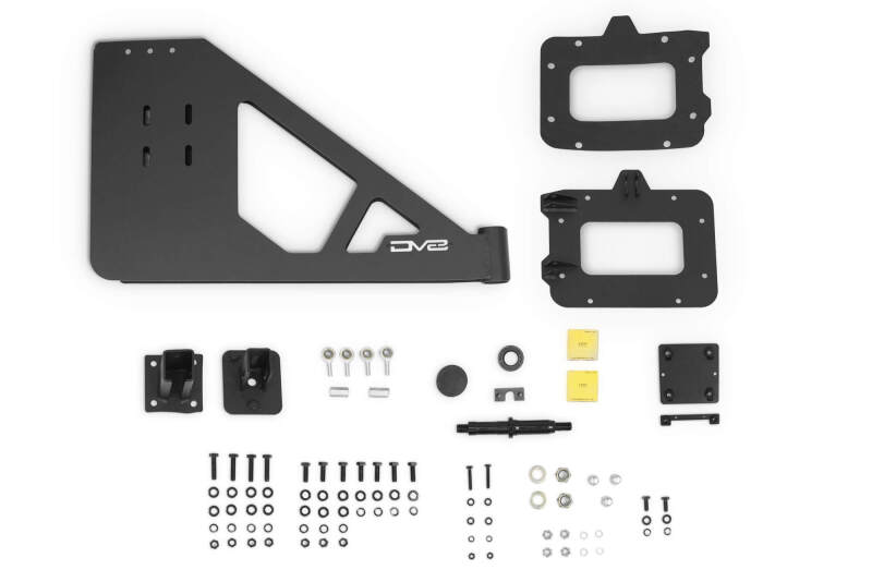 DV8 07-18 Jeep Wrangler (JK) Tire Carrier for MTO Bumper - TCJK-13