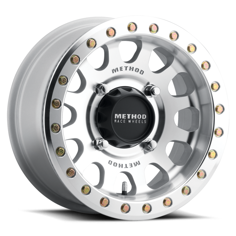 Method MR401 UTV Beadlock 15x7 +38mm Offset 6 x 139.7 BP 81.80mm CB Raw Machined Wheel w/ BH-H24100 - MR40157060352B