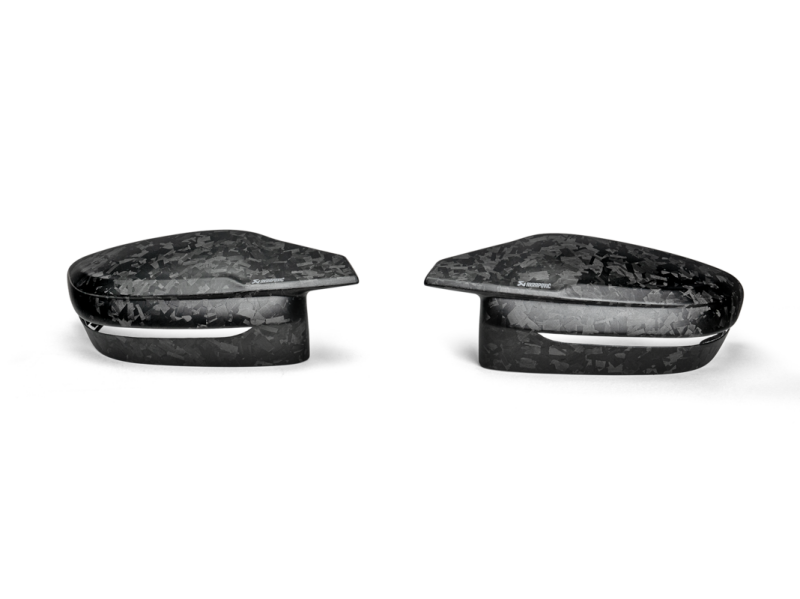 Akrapovic BMW M2 Coupe (G87) Chopped Carbon Fiber Mirror Cap Set - Matte - WM-BM/CA/5/CF