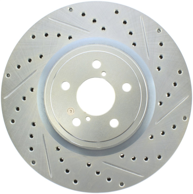 StopTech 05-14 Subaru Legacy Select Sport Drilled & Slotted Rotor - Left - 227.47024L