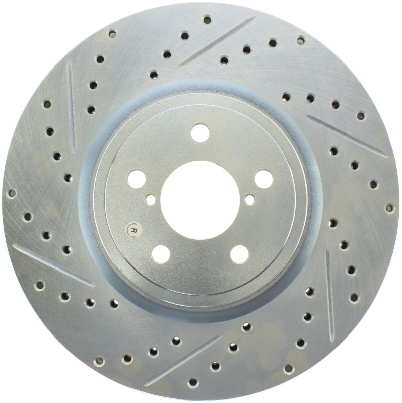 StopTech 05-14 Subaru Legacy Select Sport Drilled & Slotted Rotor - Right - 227.47024R