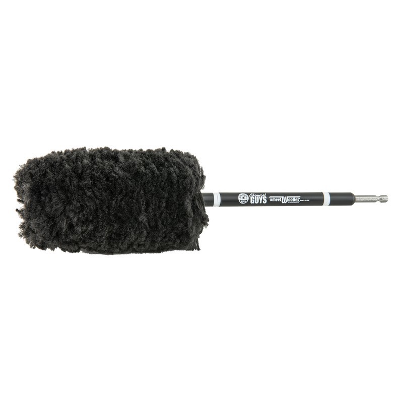 Chemical Guys Power Woolie PW12X Synthetic Microfiber Wheel Brush w/Drill Adapter - ACC401
