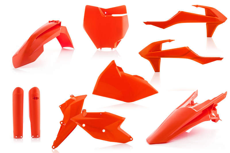 Acerbis 16-18 KTM 125-450 SX/ SX-F/ XC-F /XC Full Plastic Kit - 16 Orange - 2421065226