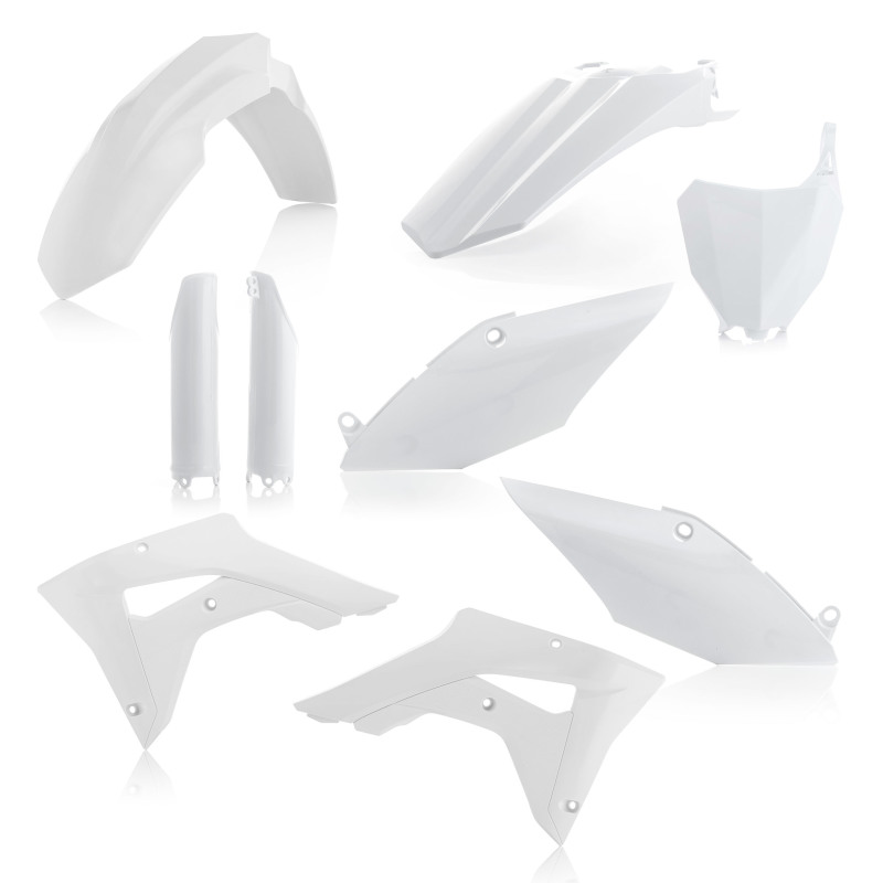 Acerbis 17-18 Honda CRF450RX (Does Not Include Airbox Cover) Full Plastic Kit - White - 2645470002