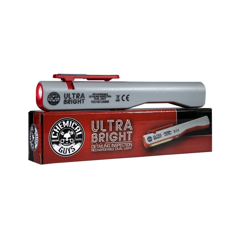 Chemical Guys Ultra Bright Rechargeable Detailing Inspection Dual Light - EQP401