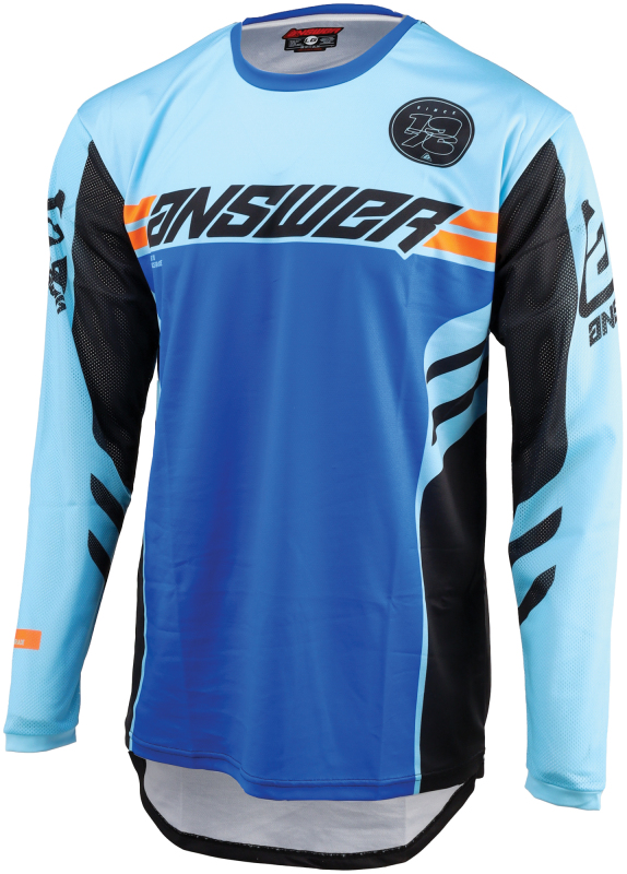 Answer 25 Arkon Nitrus Jersey Blue/Black/Hyper Orange - Medium - 442474