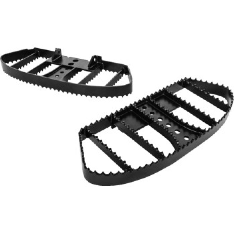 Burly Brand M8 Softail MX Rider Floorboards - Black - B13-1052B