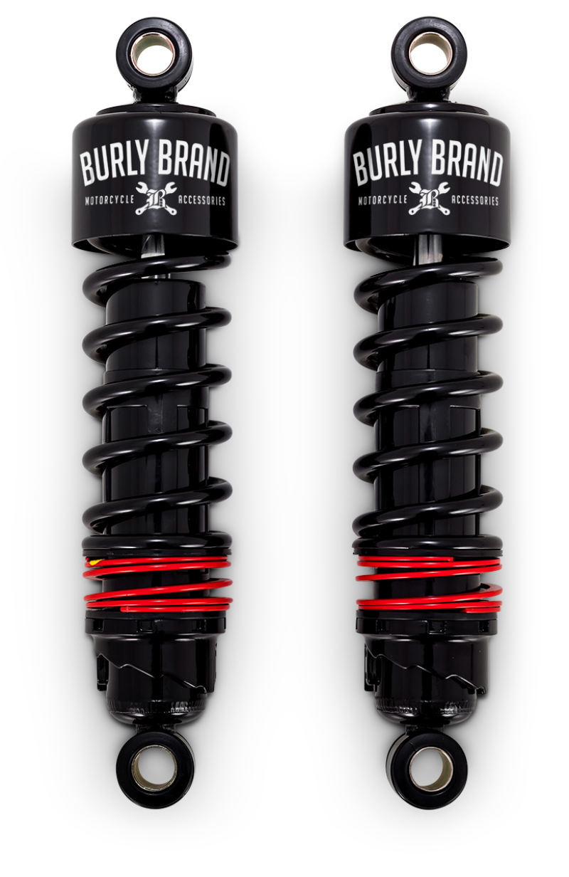Burly Brand XL Slammer Shocks - Black - B28-1206B