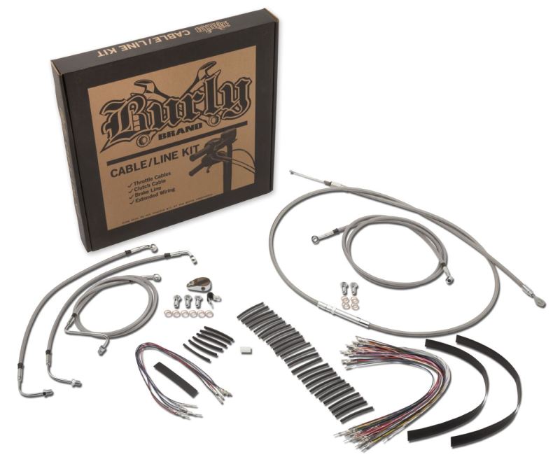 Burly Brand Control Kit 13in ABS - Stainless Steel - B30-1102