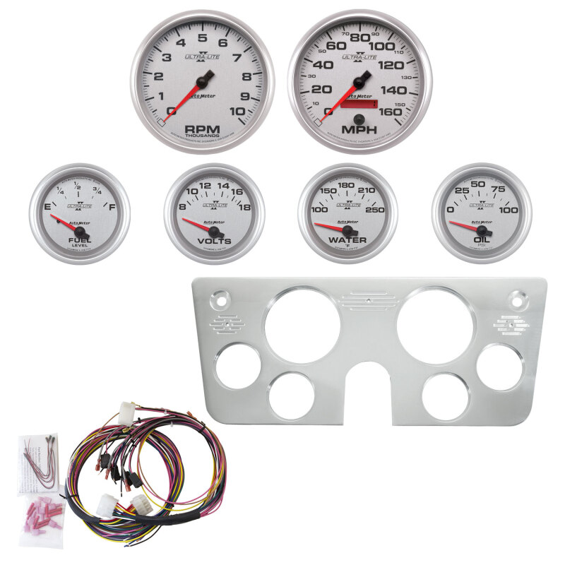 Autometer 67-72 Cheverolet Truck Direct Fit Dash Kit - ULTRA-LITE II - 7045-14