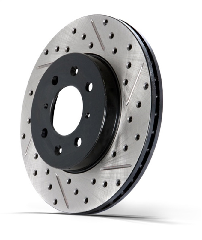 Stoptech 14-18 Subaru Forester Drilled & Slotted Rear Right Sport Brake Rotor - 227.47035R