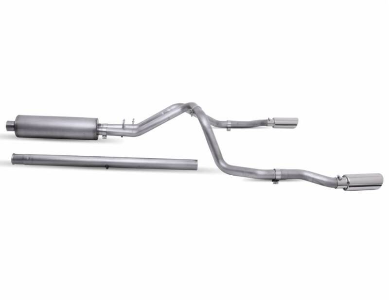 Gibson 19-23 Silverado/GMC Sierra 1500 5.3L Crew Cab Cat-Back Dual Extreme Exhaust - 65699