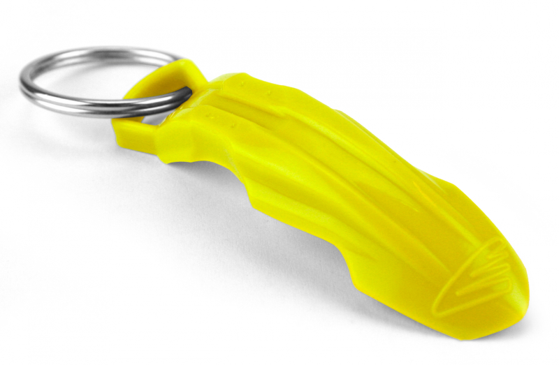 Cycra Key Ring with Fender - Yellow - 1CYC-0001-55
