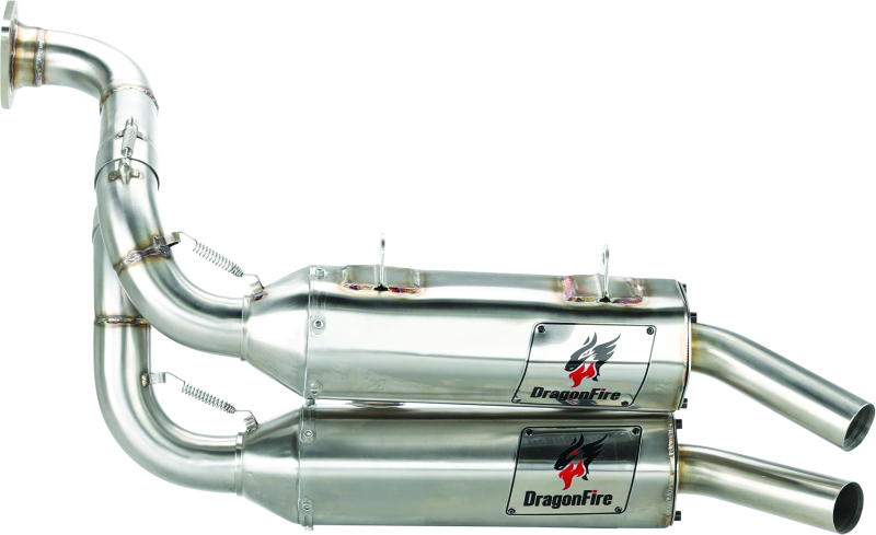 DragonFire Racing Exhaust - Fits Honda Talon 1000R/X Dual Slip On - 523026