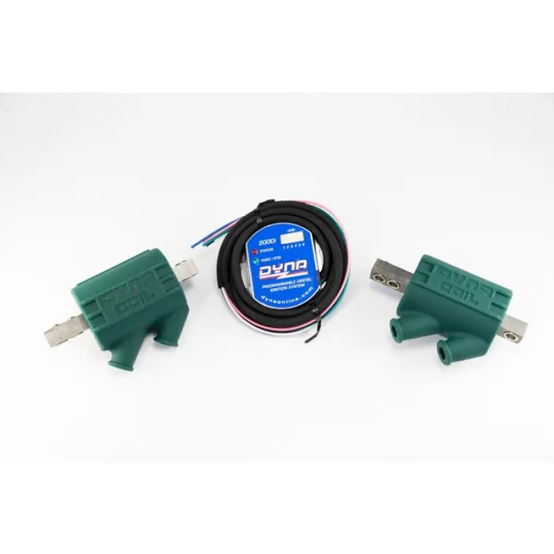 Dynatek 70-98 Harley-Davidson Carb Models Dual Plug/Single Fire 2000I Performance Ignition/Coil Kit - D2KI-3P