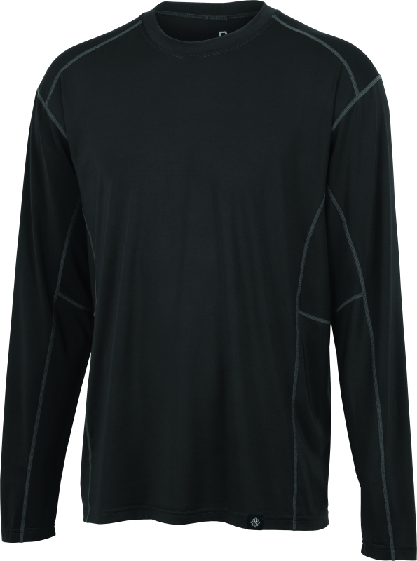 FIRSTGEAR Base Layer Shirt Lightweight Long-Sleeve Dark Grey - Large - 527588