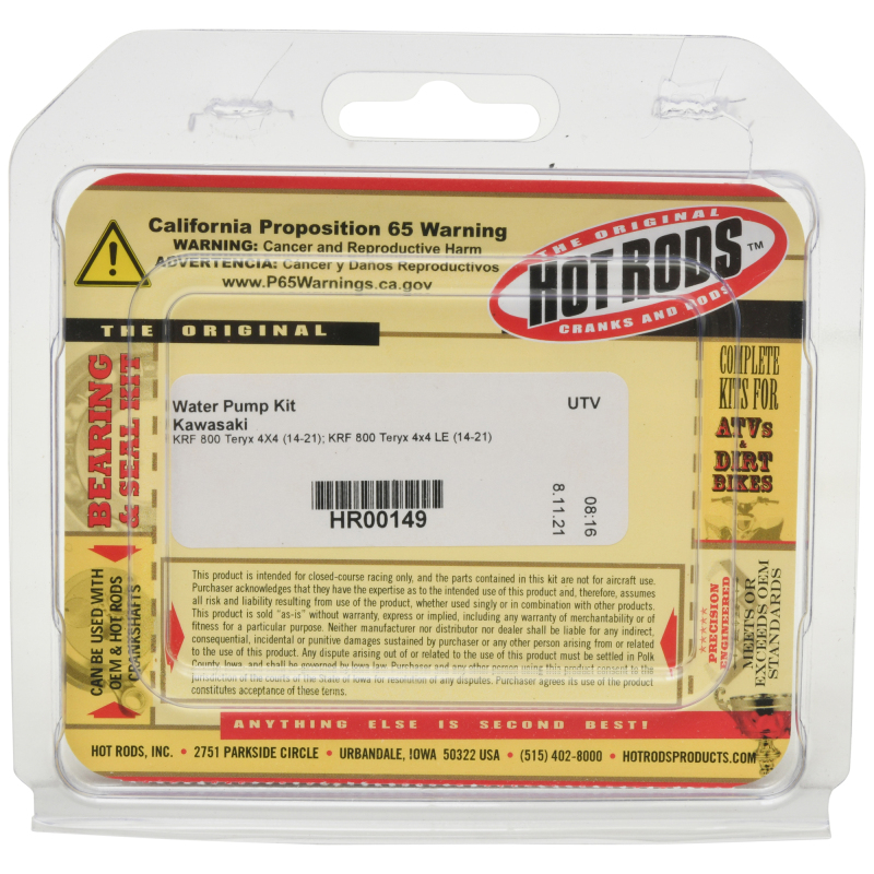 Hot Rods Hr Water Pump - HR00149