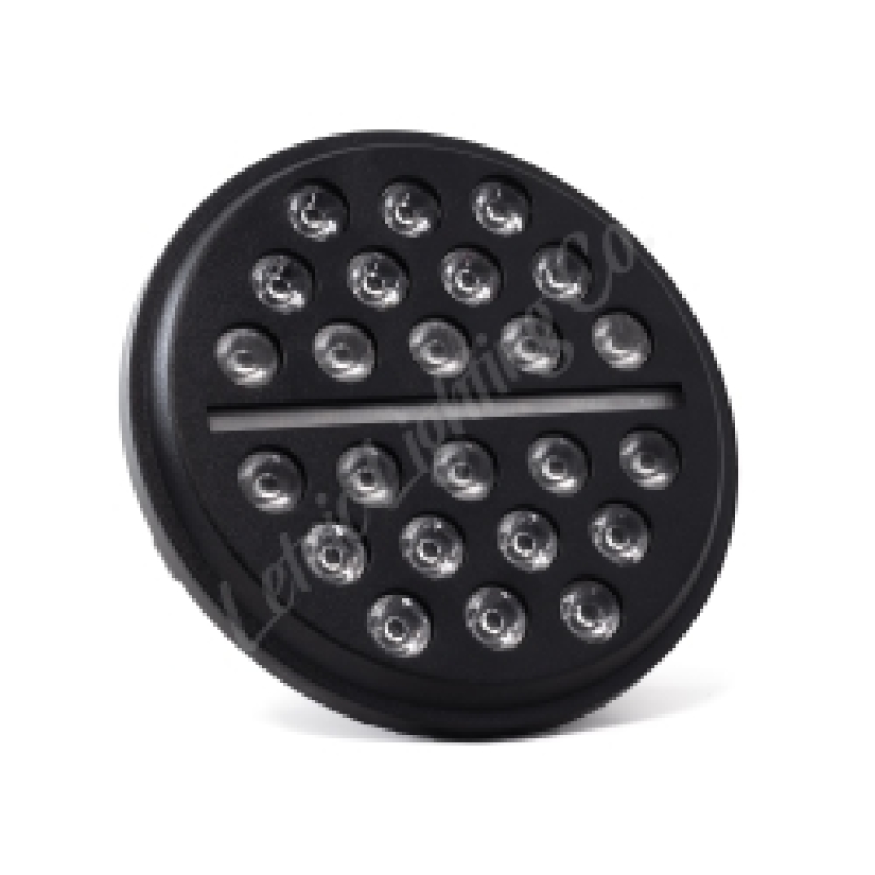 Letric Lighting 7in Led Buck-Shot Headlight Blk - LLC-ILHC-7B