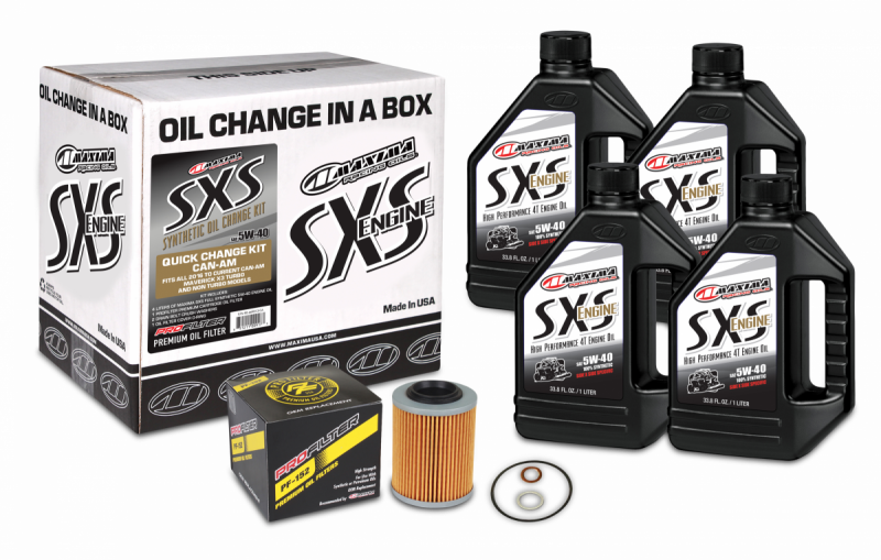 Maxima SXS Can-Am Oil Change Kit 5W-40 Full-Synthetic Maverick X3 - 90-469013-CA
