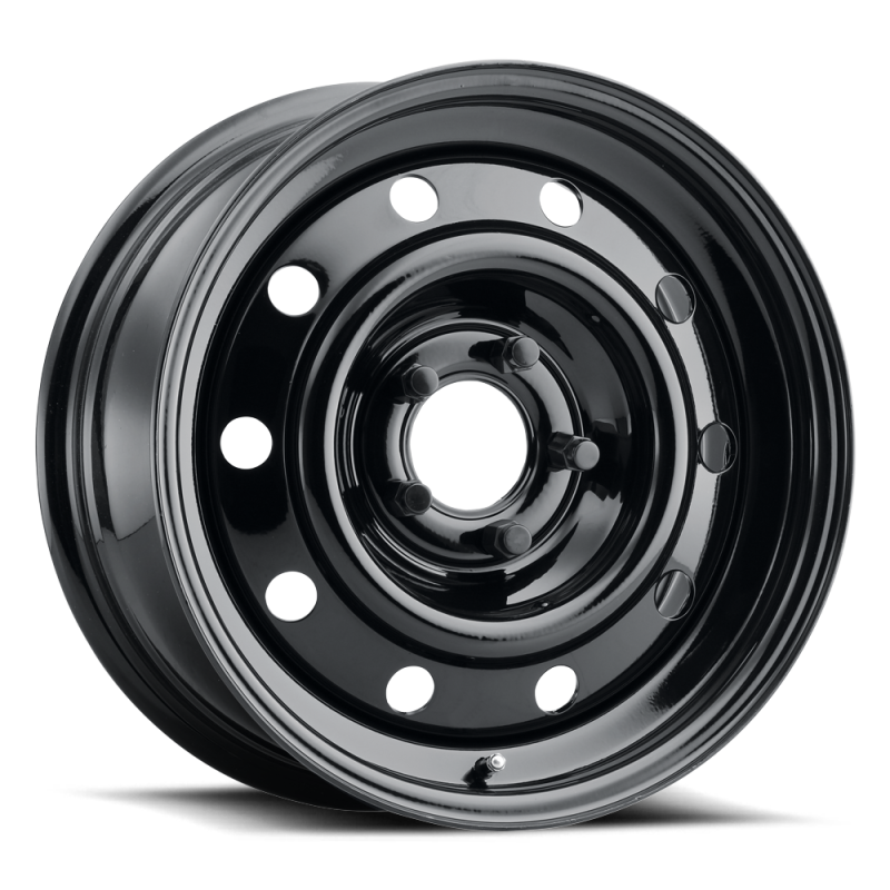 Mobelwagen MW-901B Stahl 16x7in / 5x112 BP / 30mm Offset / 2.95mm Bore - Black Wheel - MW-901B-67017+30