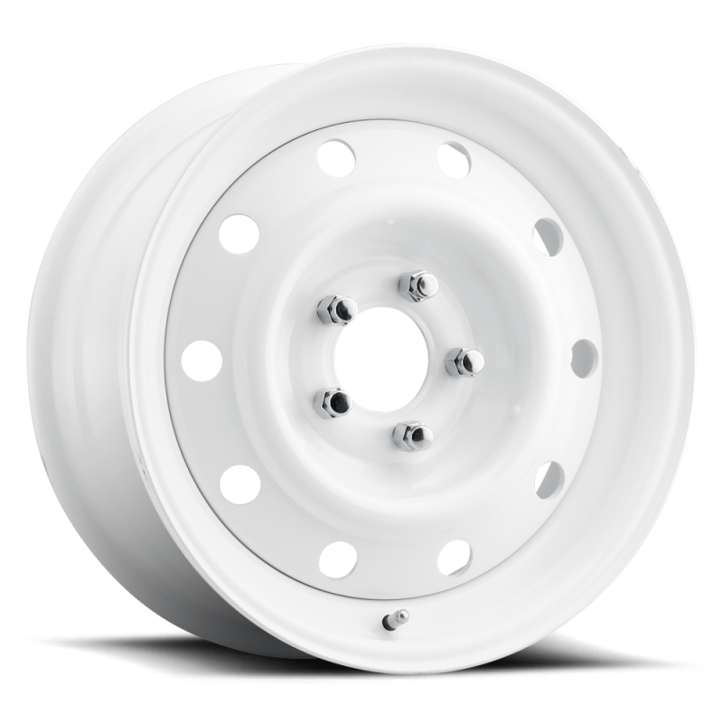 Mobelwagen MW-901W Stahl 16x7in / 5x112 BP / 30mm Offset / 2.95mm Bore - White Wheel - MW-901W-67017+30