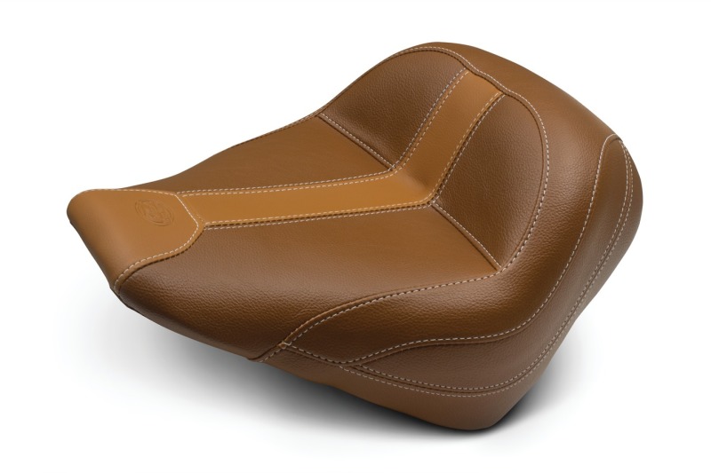 Mustang 15-21 Indian Scout Standard Touring Solo Seat - Brown - 75376MV