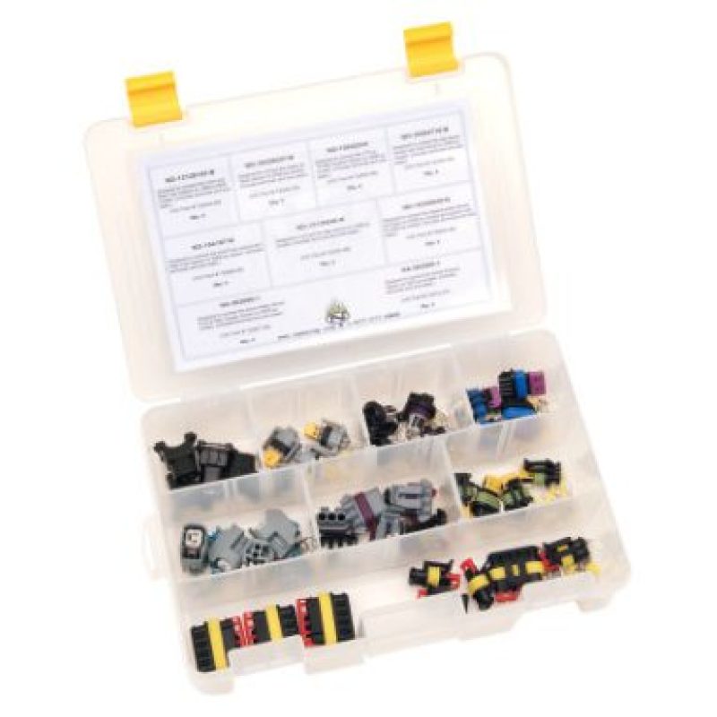 NAMZ Delphi/AMP EFI & Component Builders Kit Incl. Connectors/Terminals/Seals (For 20g to 14g Wire) - NDP-ABK