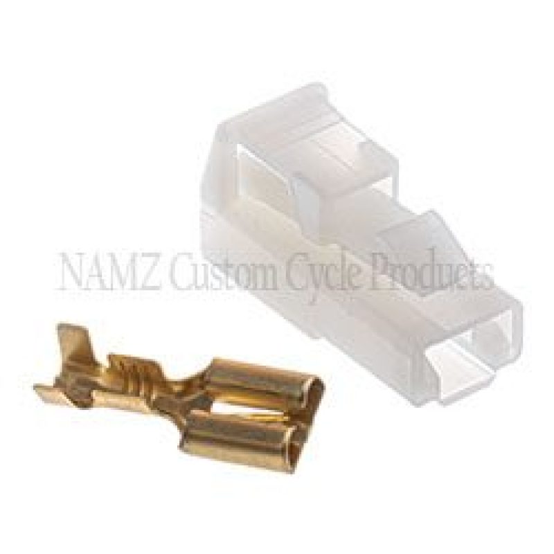 NAMZ 250 Series OEM Starter Solenoid 1-Position Locking Connector & Terminal - 5 Pack (HD 72295-94) - NH-CN-1BSL