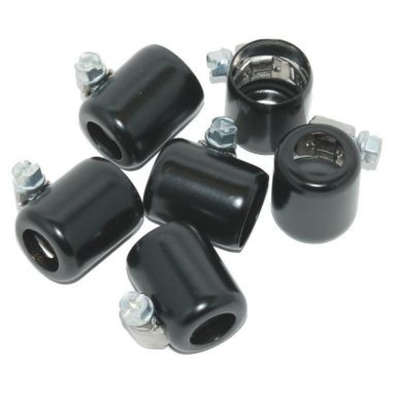 NAMZ Oil Line Hose Clamps 3/8in. ID Black (6 Pack) - NHC-B206