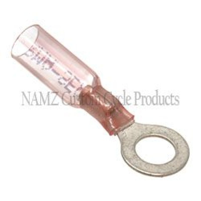 NAMZ Heat Sealable .25in. Ring Terminals 22-18g (25 Pack) - NIS-19164-0004