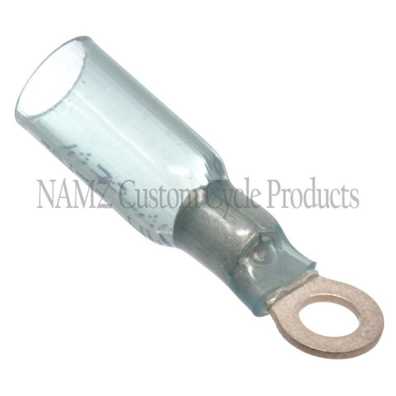 NAMZ Heat Sealable No.8 Ring Terminals 16-14g (25 Pack) - NIS-19164-0033