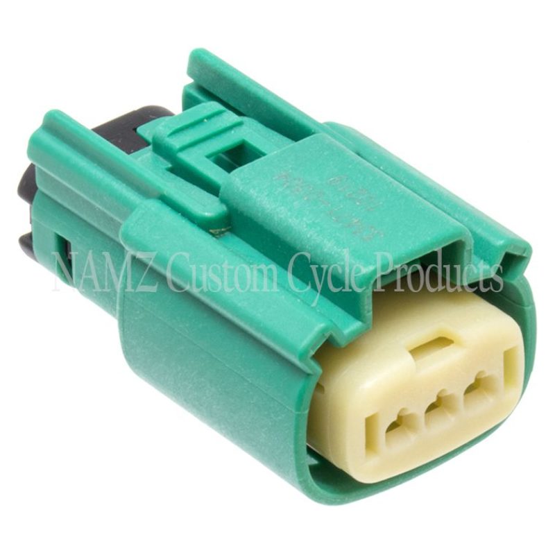 NAMZ 2007 VROD CAW/CD/CDX Main Harness Molex MX-150 3-Pos Male Connector - Green (HD 72540-07GN) - NM-33471-0304