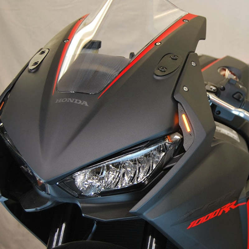 New Rage Cycles 17+ Honda CBR 1000RR Front Signals w/Load EQ - CBR1000-FB-L