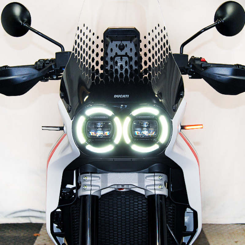 New Rage Cycles 22+ Ducati DesertX Front Turn Signals - DESERTX-FB