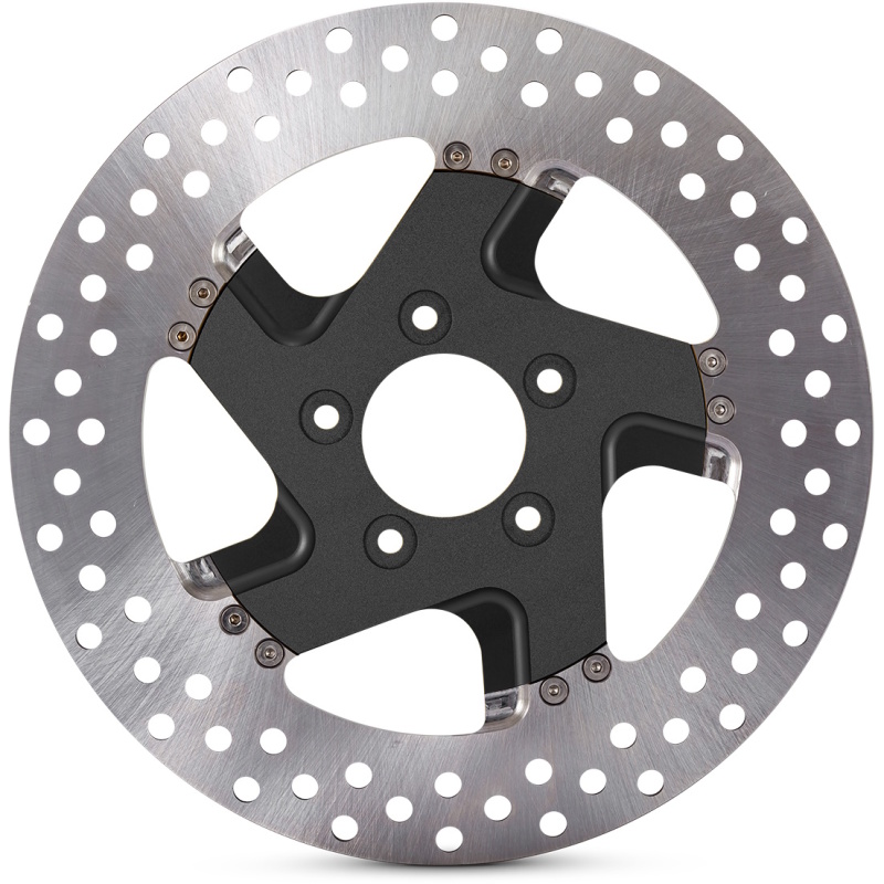 Performance Machine Disc/Carr 11.8 Factor Fr Right - Black Ops - 0133-1800FACRS-SMB