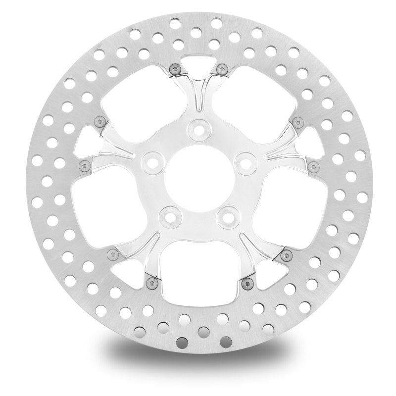 Performance Machine Disc/Carr 11.8 Galaxy Rr Left - Chrome - 0133-1802GALLS-CH