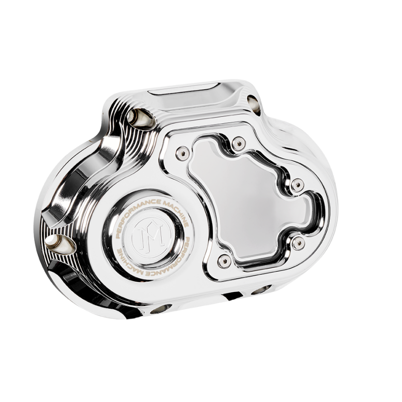 Performance Machine  Vision Clutch Cover W/Bezel - Chrome - 0177-2081M-CH