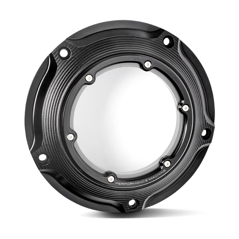 Performance Machine Vision Derby Cover W/Bezel - Black Ops - 0177-2083M-SMB