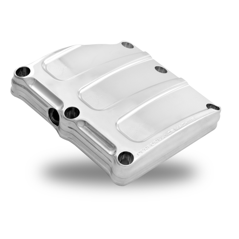 Performance Machine Trans Cover Scallop - Chrome - 0203-2018-CH