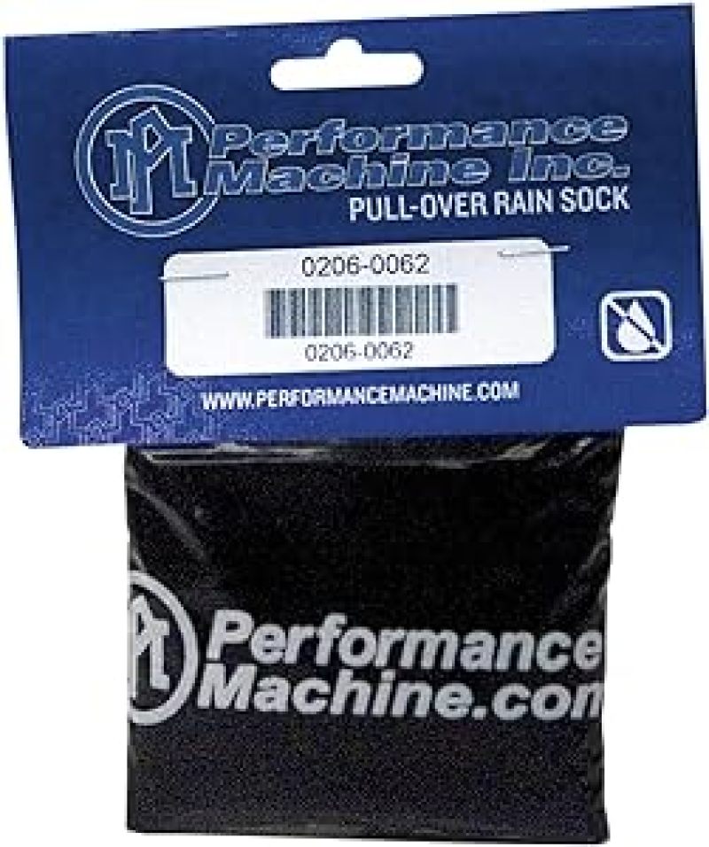 Performance Machine Super Gas Air Cleaner and Universal Pull-Over Rain Sock - 0206-0042