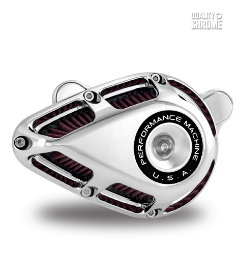 Performance Machine Jet Air Cleaner - Chrome - 0206-2112-CH