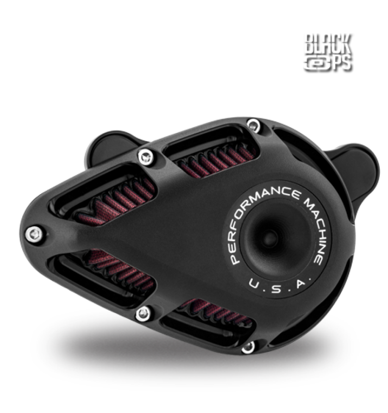 Performance Machine Jet Air Cleaner - Black Ops - 0206-2112-SMB