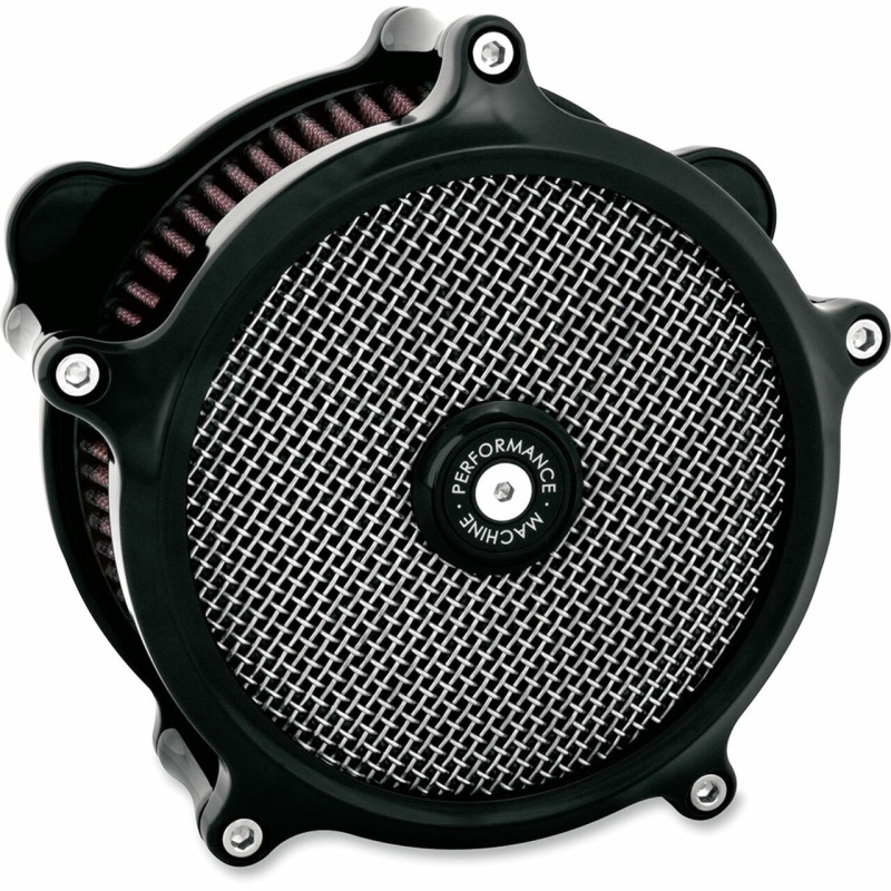 Performance Machine Air Cleaner - Black Ano - 0206-2139-B