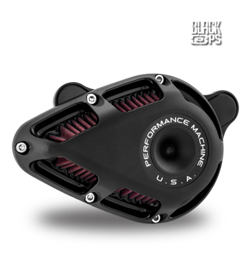 Performance Machine  Jet Air Cleaner - Black Ops - 0206-2140-SMB