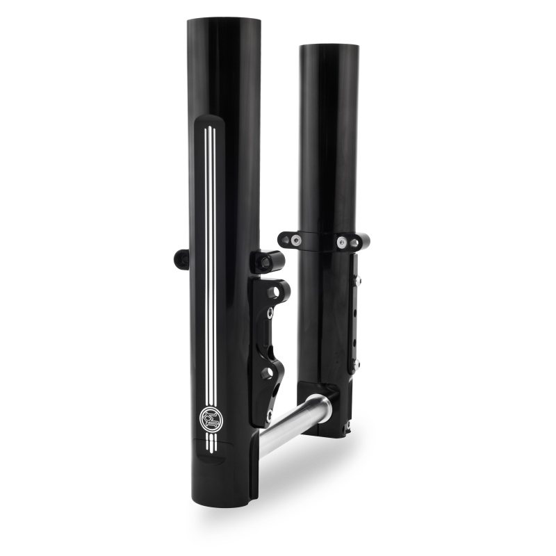 Performance Machine 08-13 FL Lower Leg Assembly - Contrast Cut - 0208-2057-BM
