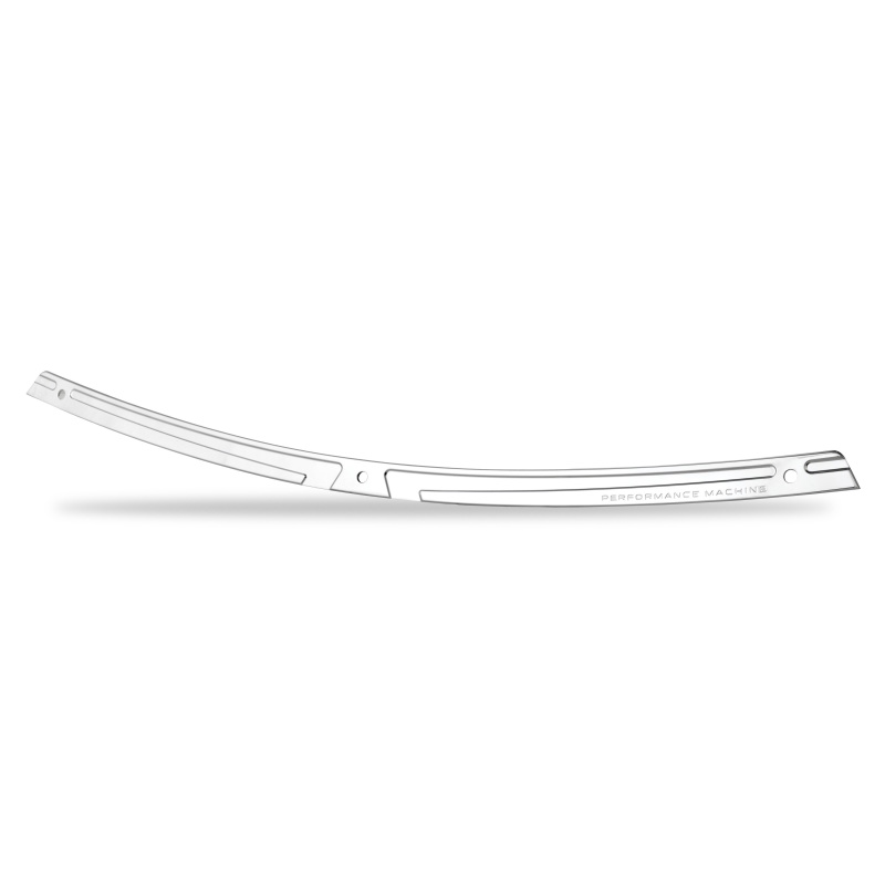 Performance Machine  Windscreen Trim Scallop - Chrome - 0209-2016SCA-CH