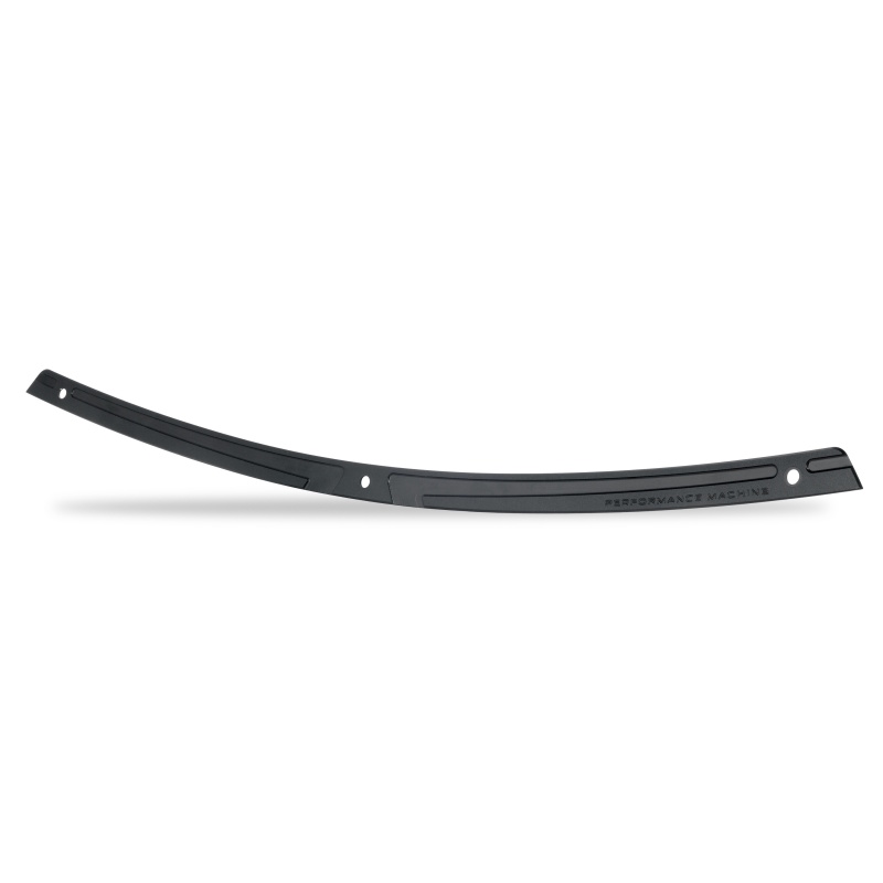 Performance Machine Windscreen Trim Assy Scallop - Black Ops - 0209-2016SCA-SMB